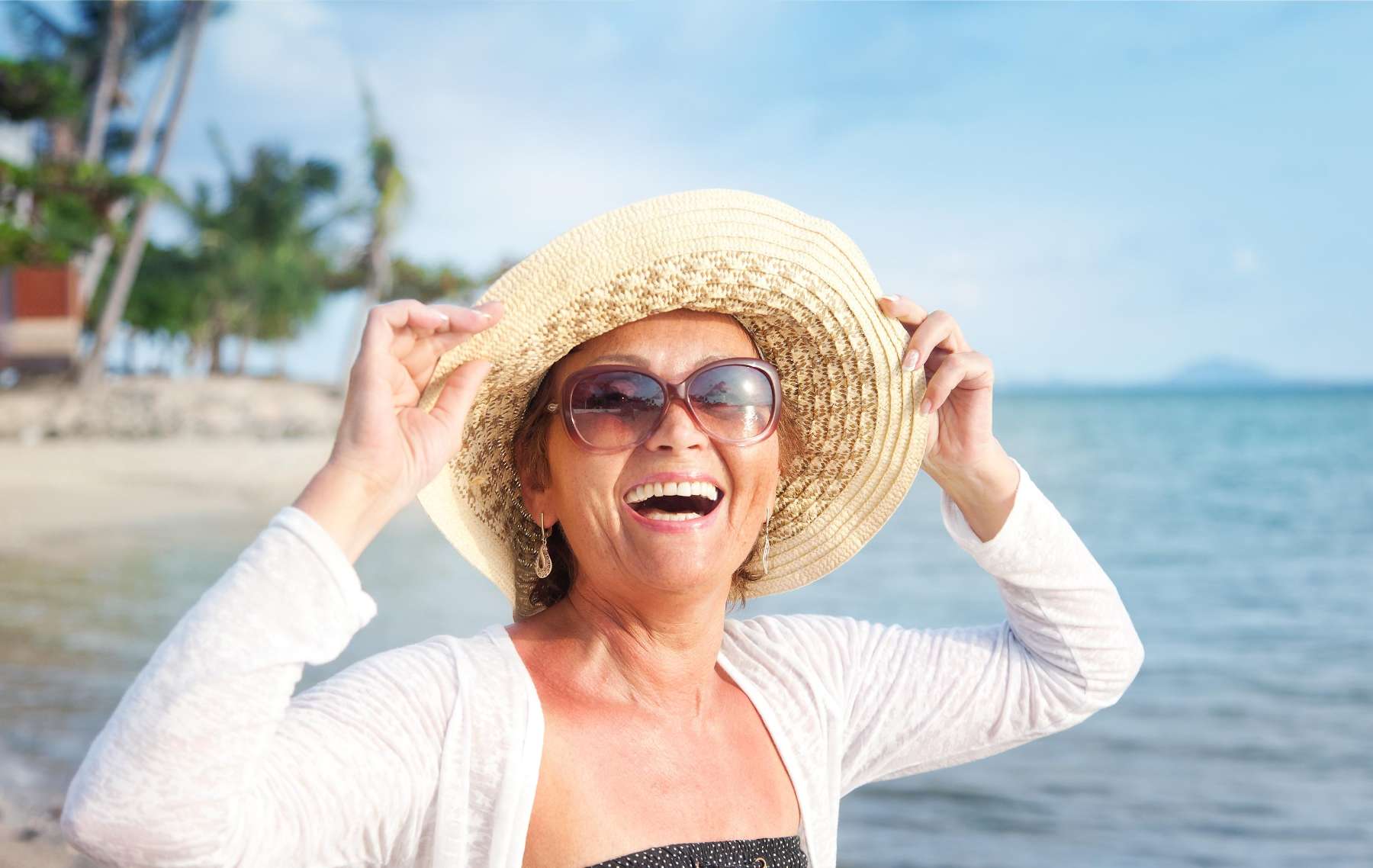 woman at the beach in highgate hill