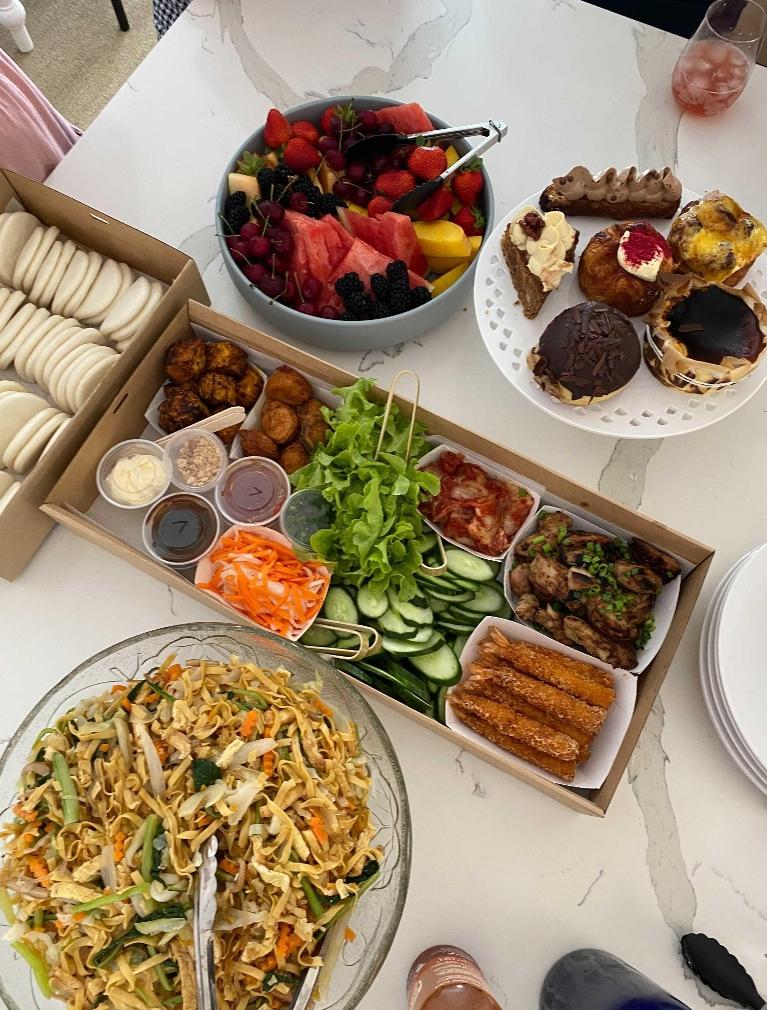 table of food in highgate hill